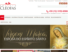 Tablet Screenshot of cleofas.com.br